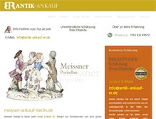 Tablet Screenshot of meissen-ankauf-berlin.de